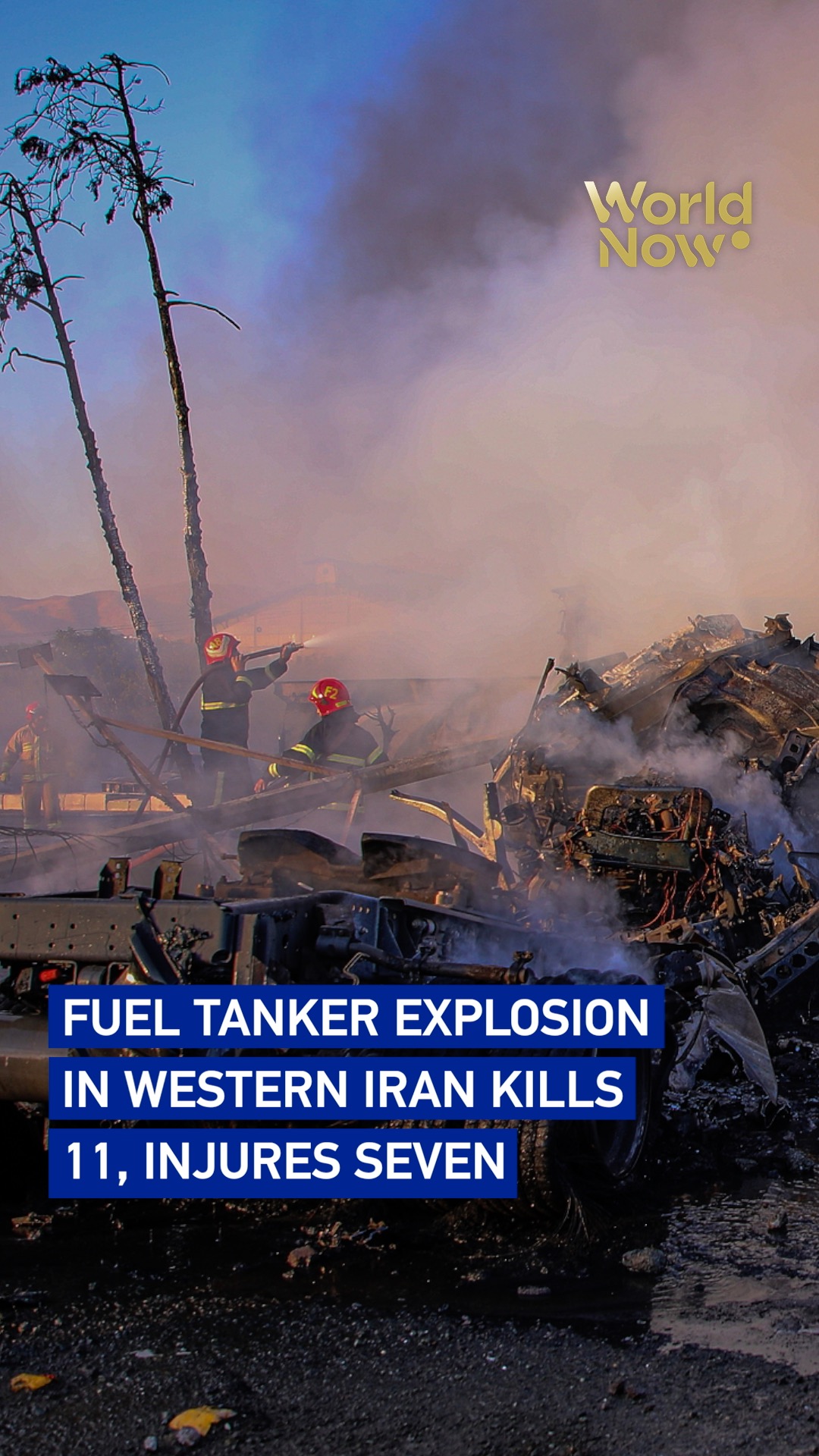 Fuel tanker explosion in western Iran kills 11, injures seven