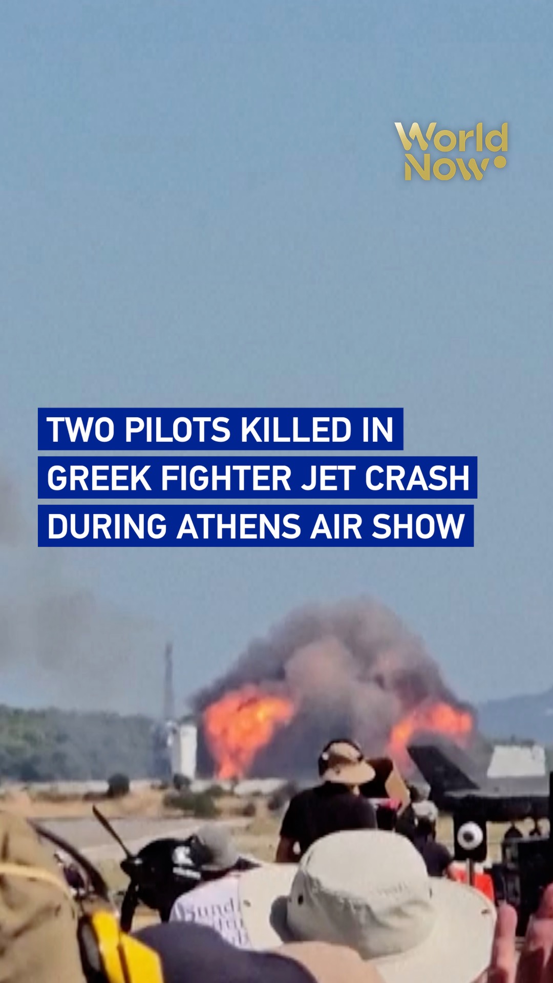 Two pilots killed in Greek fighter jet crash during Athens air show