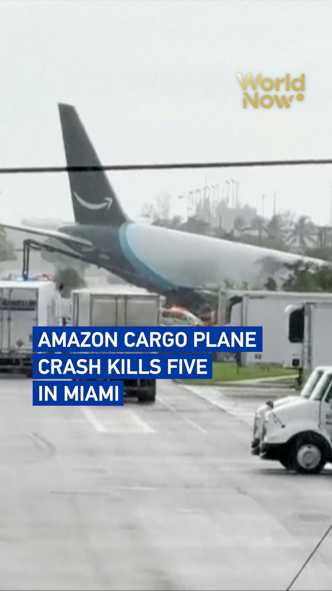 Amazon cargo plane crash kills five in Miami