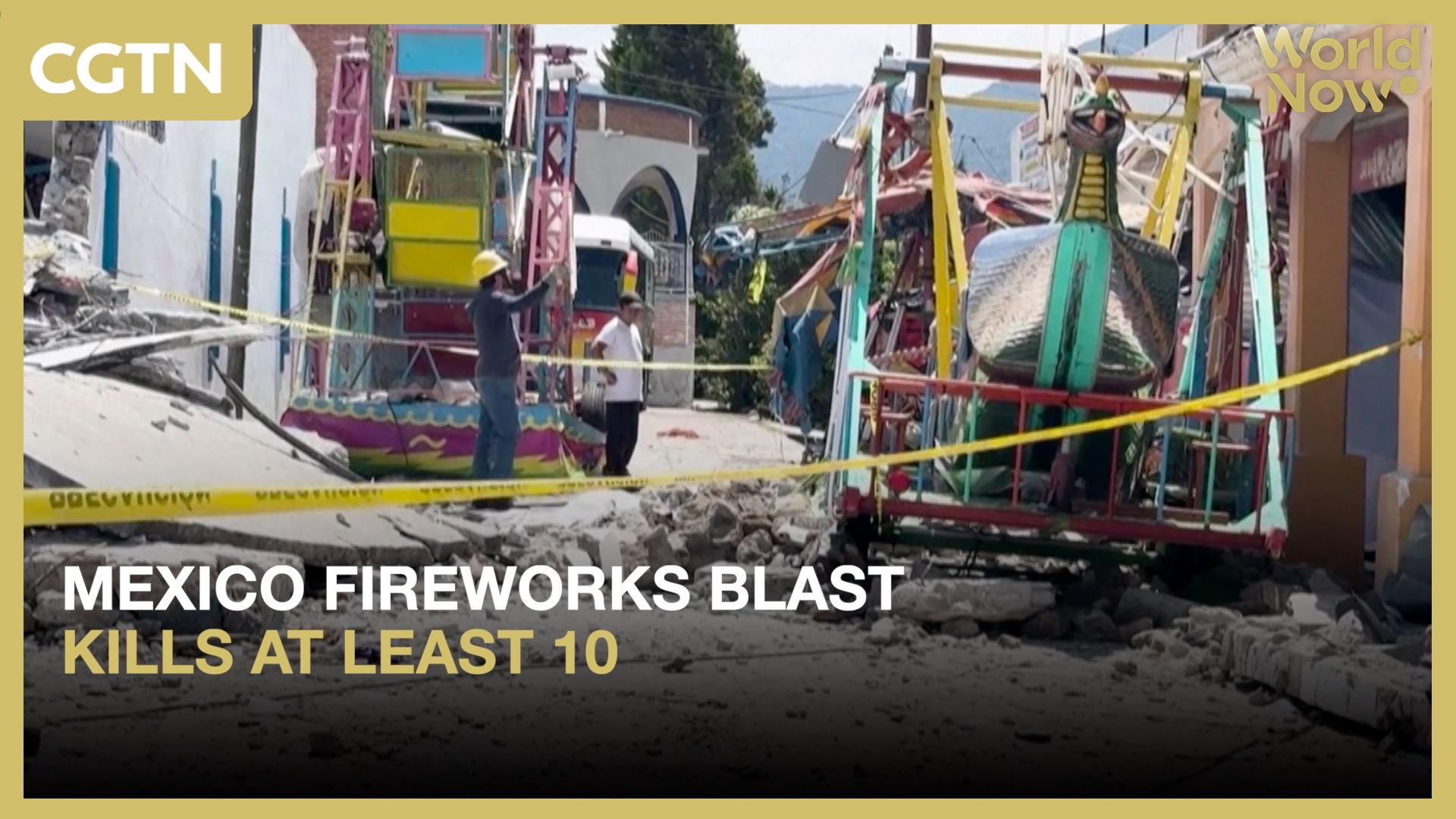 Mexico fireworks blast kills at least 10