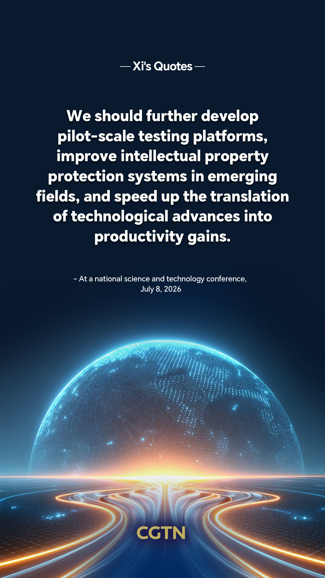 Xi Jinping's key quotes on new quality productive forces