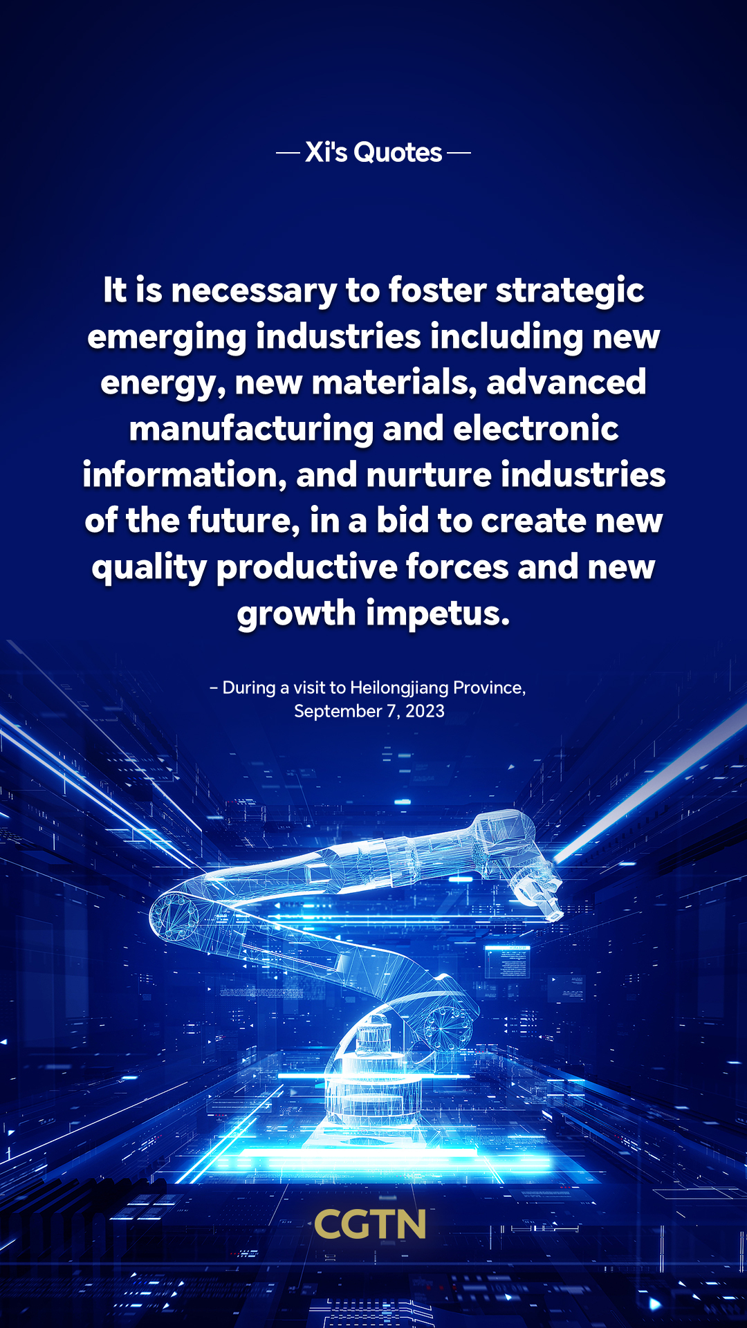 Xi Jinping's key quotes on new quality productive forces