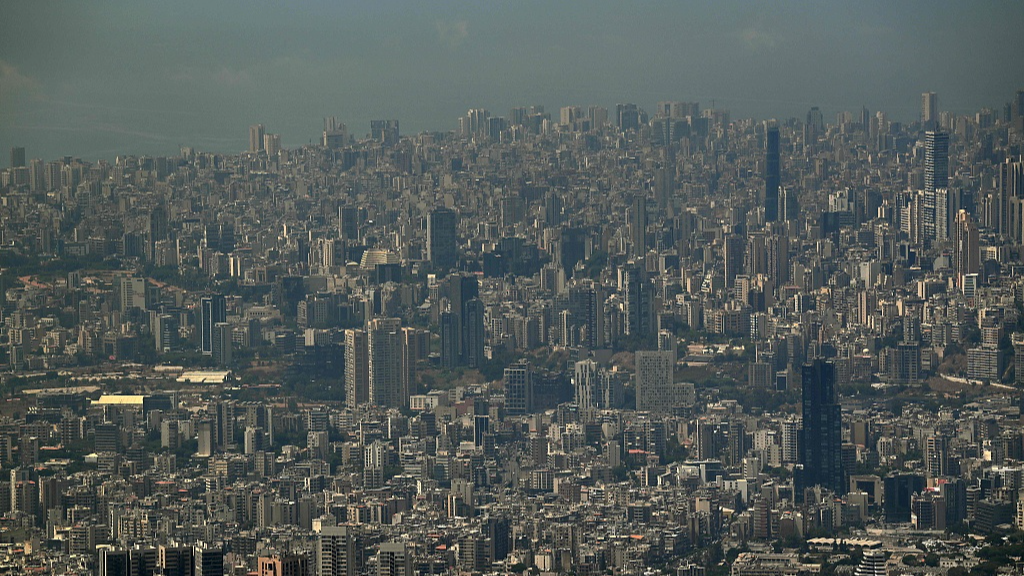 Live view of Beirut's skyline