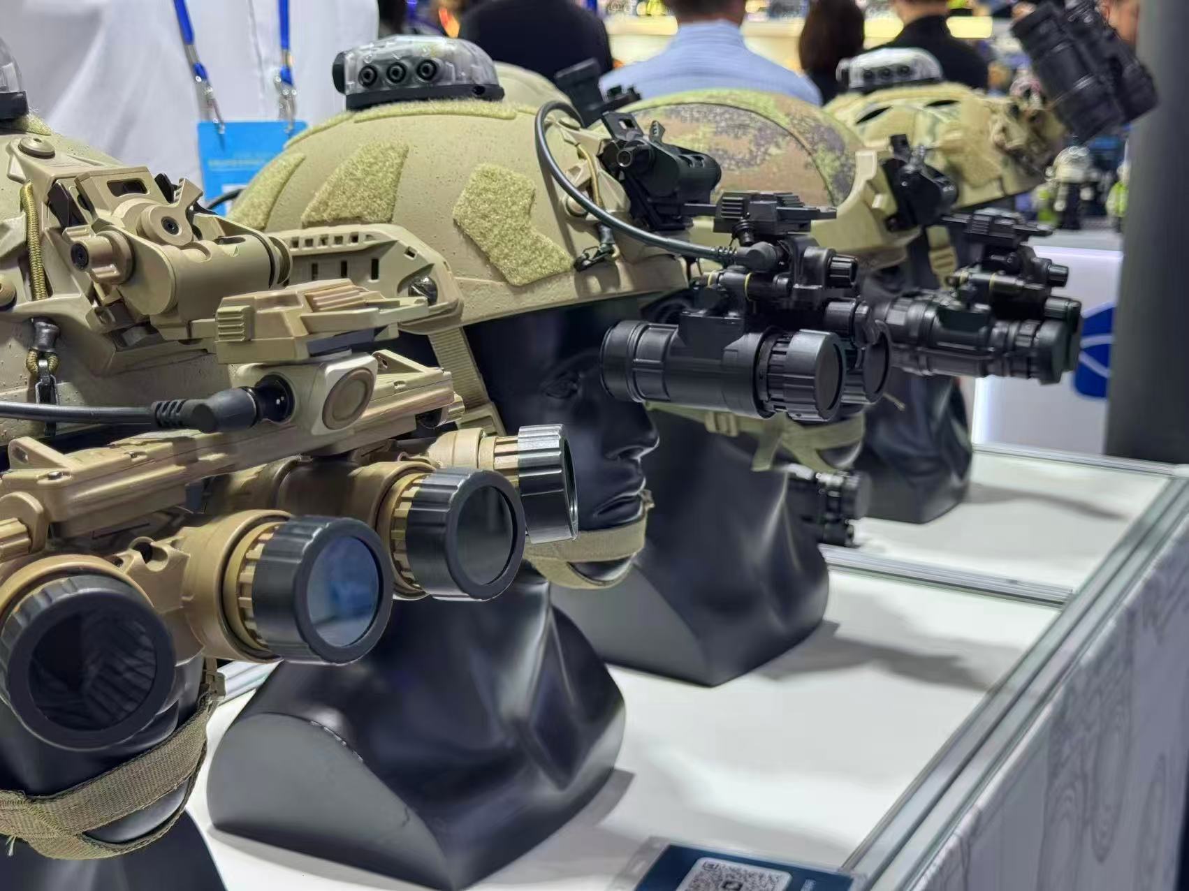 Night-vision devices are displayed at the third Public Security Technology and Equipment Expo in Lianyungang, Jiangsu Province, China, September 8, 2026. /CGTN