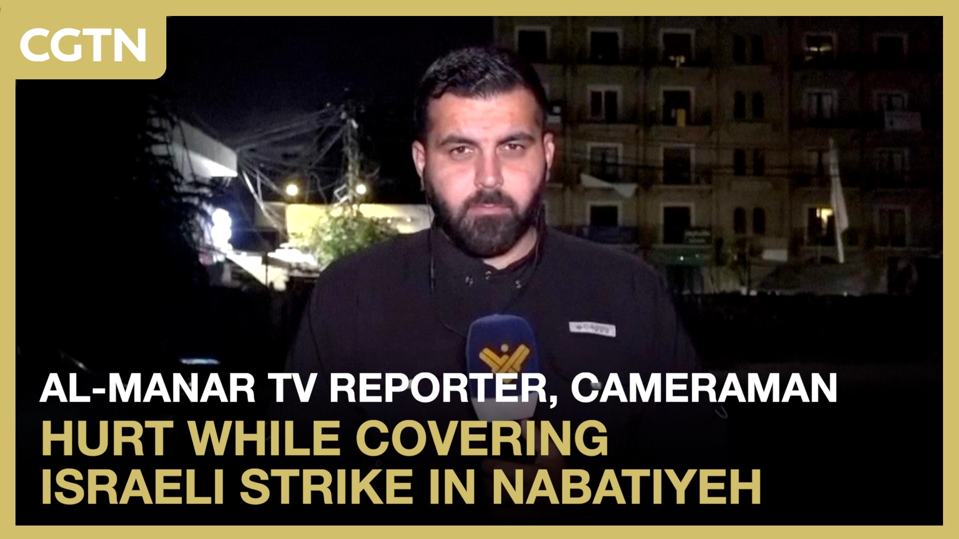 Reporter, cameraman hurt while covering Israeli strike in Nabatiyeh