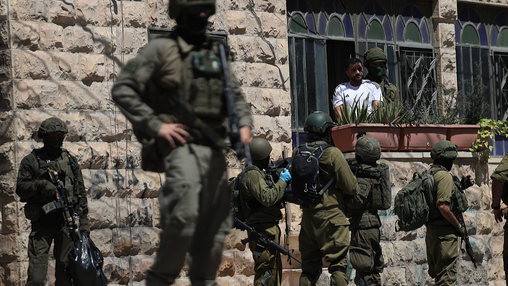 Israeli forces raid the town of Anata in the West Bank, September 8, 2026. /VCG