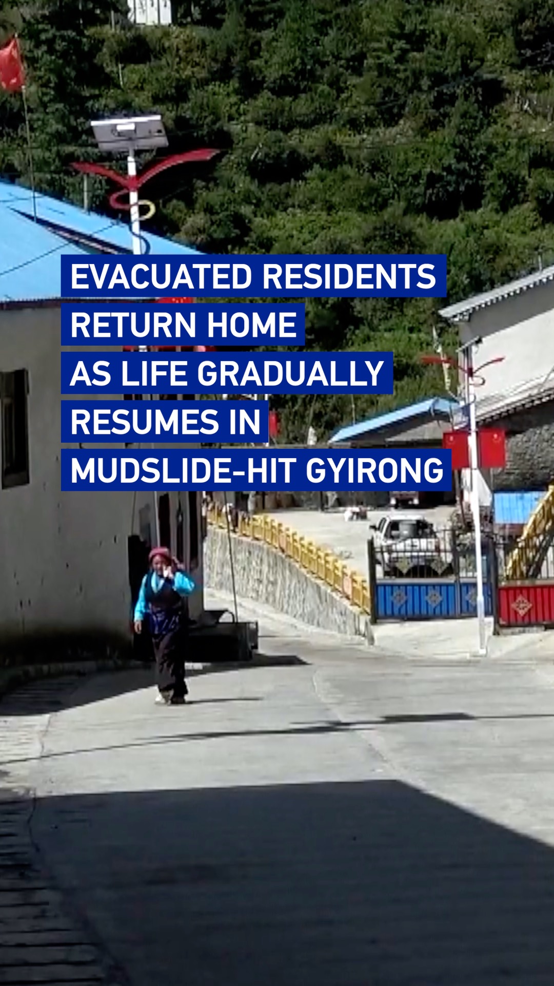 Evacuated residents return home as life resumes in Gyirong