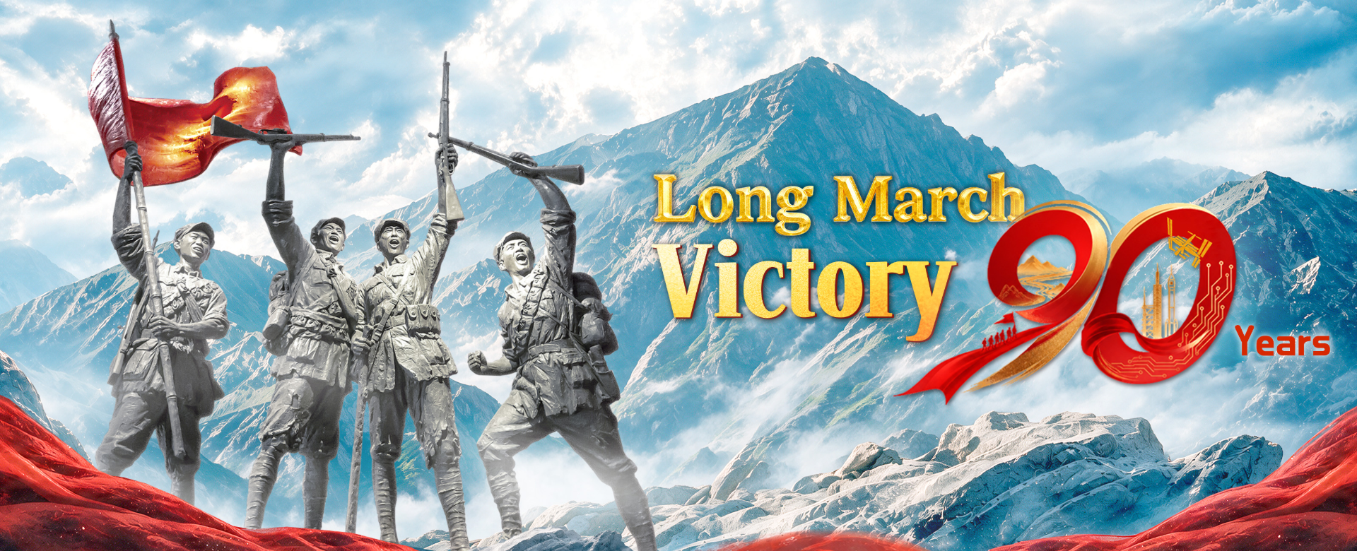 Long March victory: 90 years