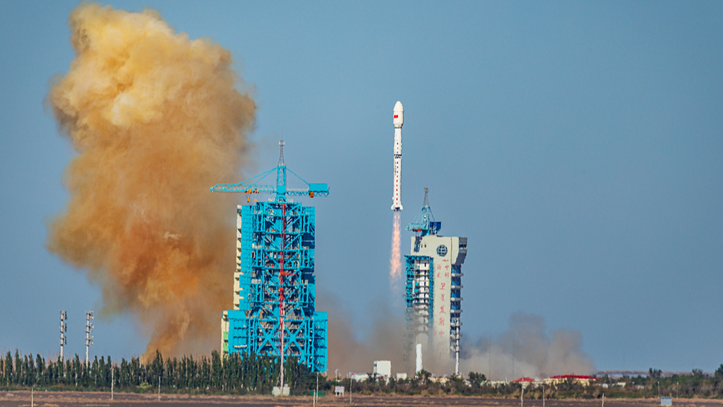 China launches two new groups of remote sensing satellites from the Jiuquan Satellite Launch Center in northwest China, September 10, 2026. /VCG