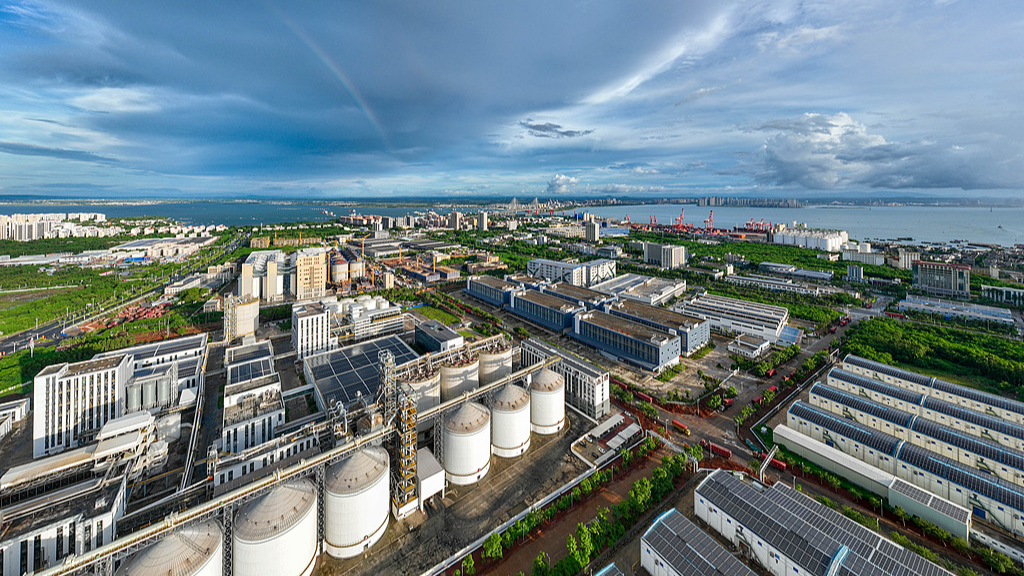 Yangpu Port in the Yangpu Economic Development Zone, Hainan, south China, September 18, 2025. /VCG