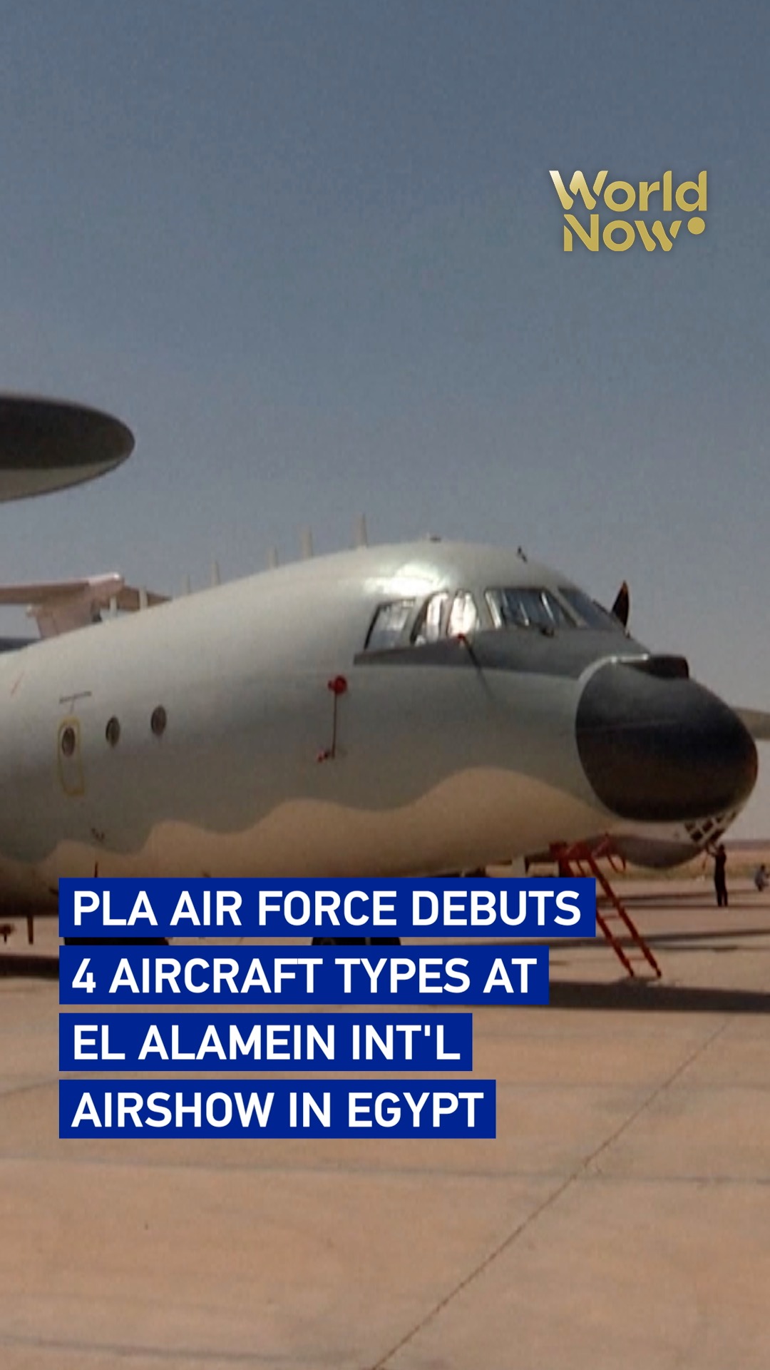 PLA Air Force debuts 4 aircraft types in Egypt