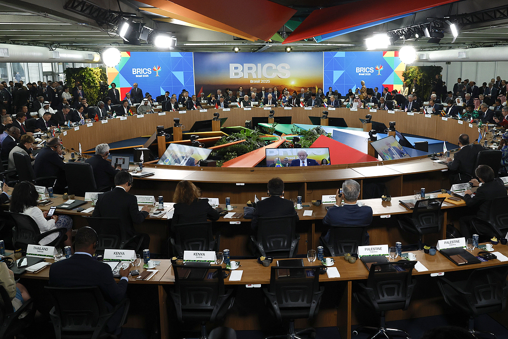 The 2025 BRICS summit in progress in Rio de Janeiro, Brazil, on 07 July 2025. /VCG