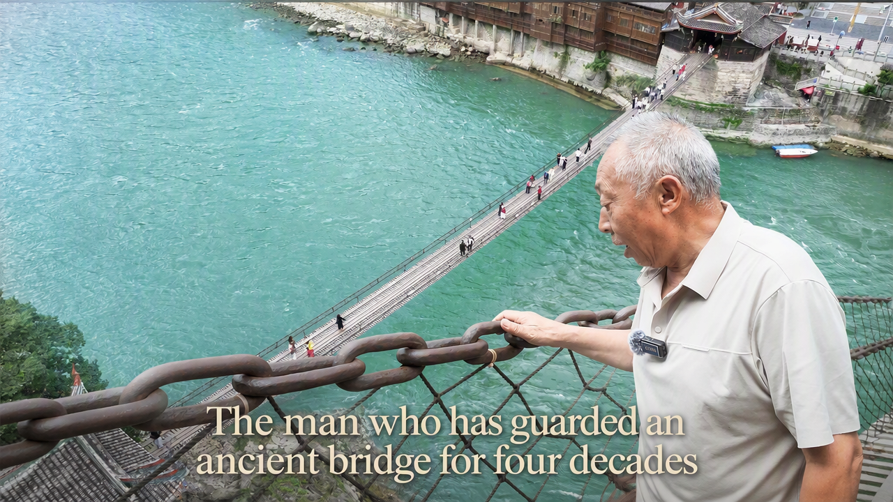 The man who has guarded an ancient bridge for four decades