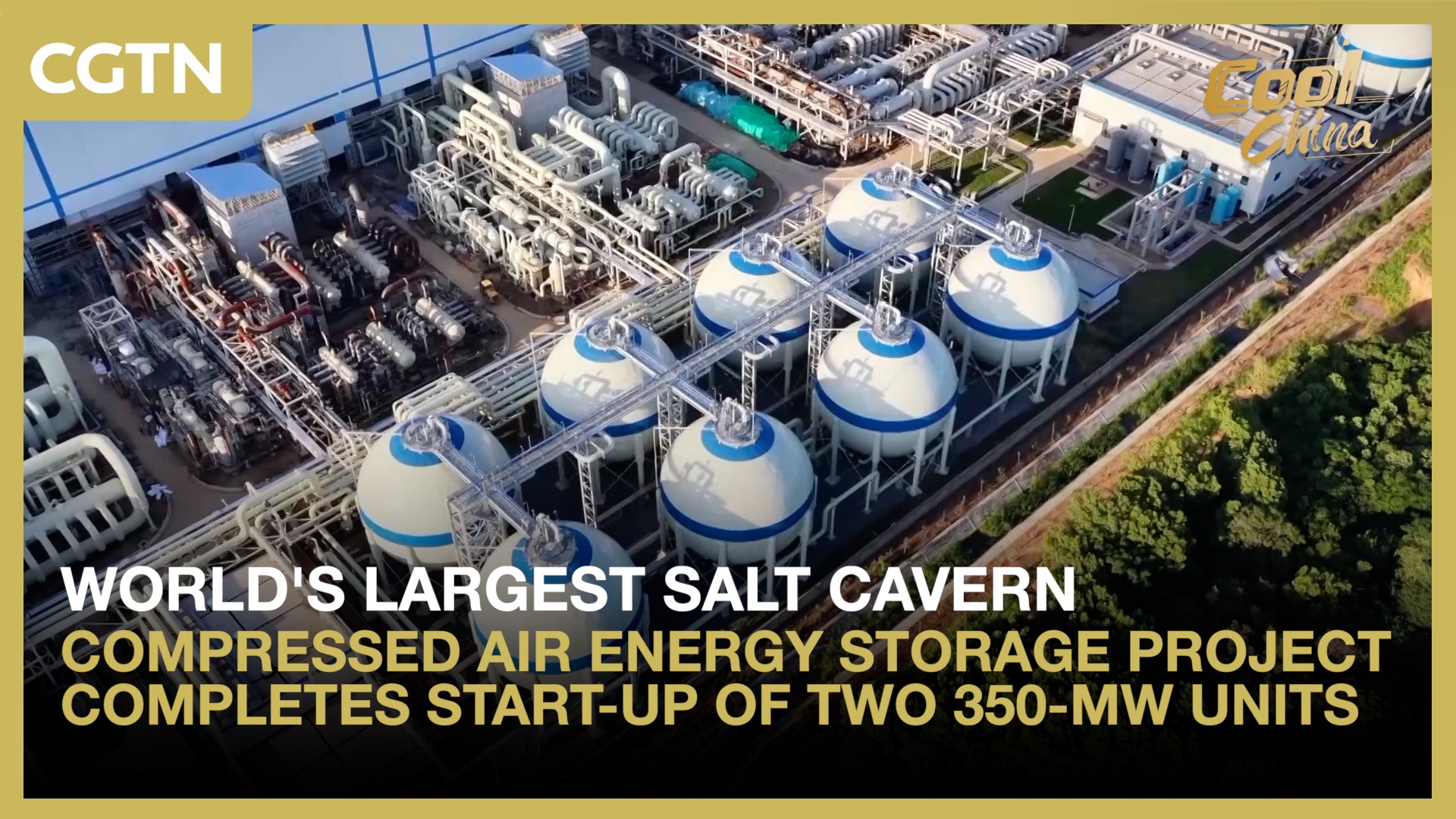 World's largest salt cavern energy storage project starts operation