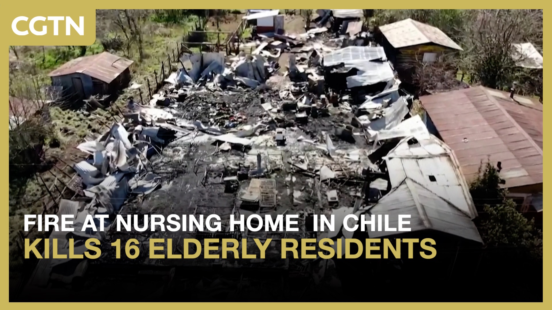 Fire at nursing home in Chile kills 16 elderly residents