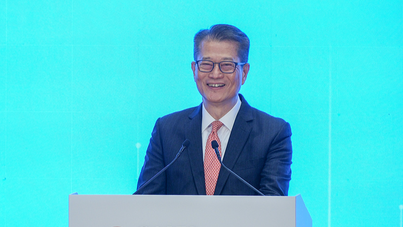 File photo of Paul Chan, financial secretary of the Hong Kong Special Administrative Region government. /VCG