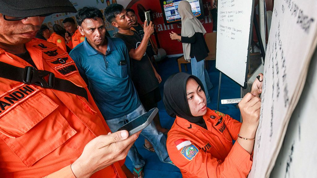 Live: Indonesia searches for missing passengers after a ship sinks in Java Sea