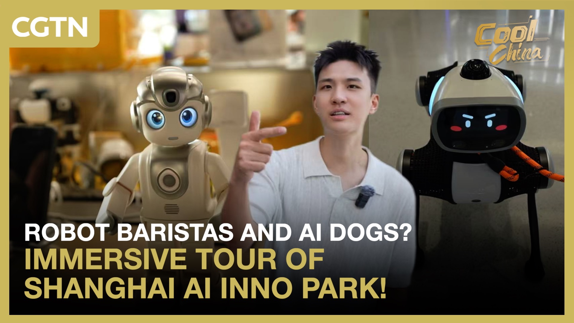 Robot baristas and AI dogs? Immersive tour of Shanghai AI Inno Park!