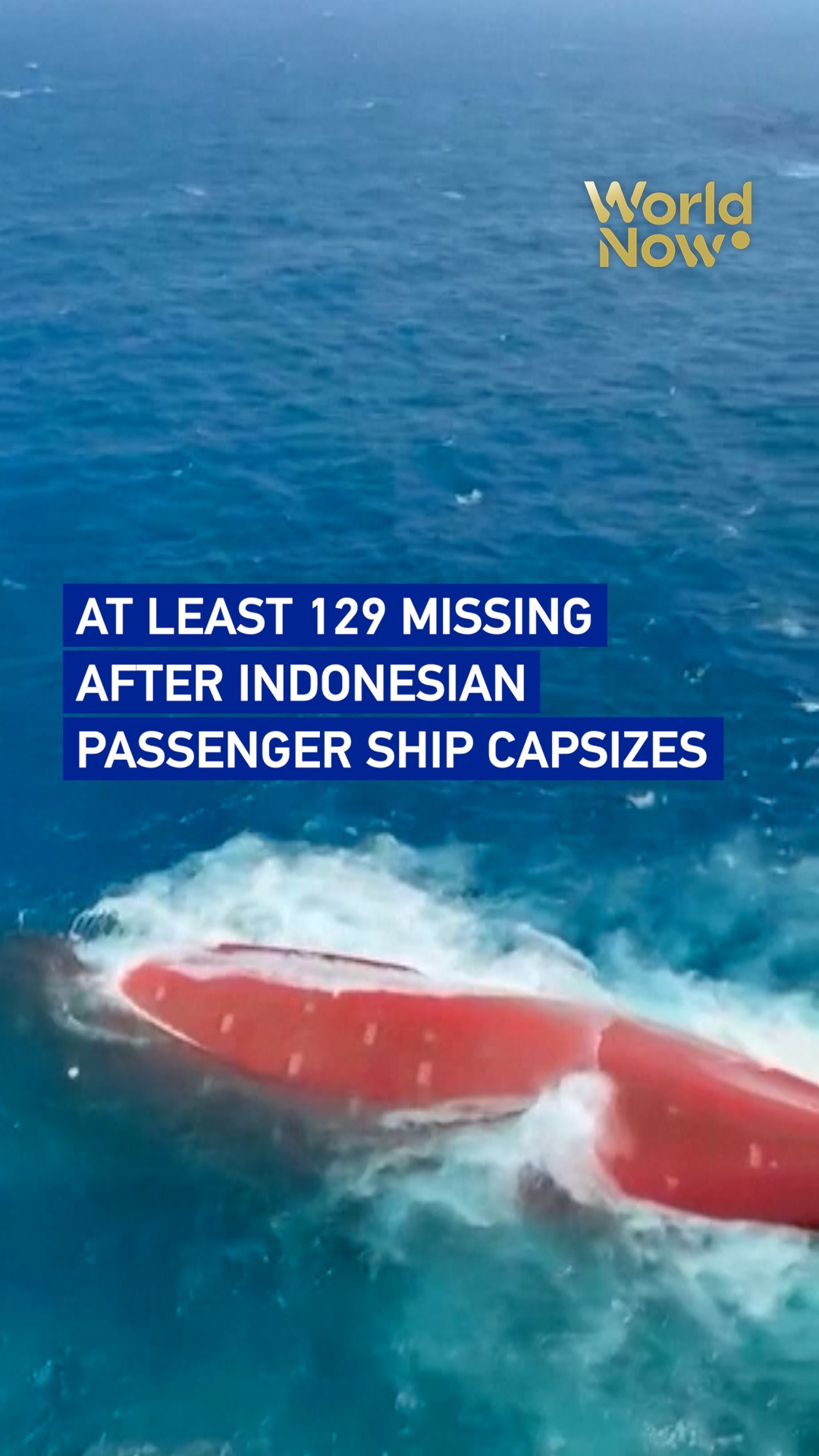 At least 129 missing after Indonesian passenger ship capsizes