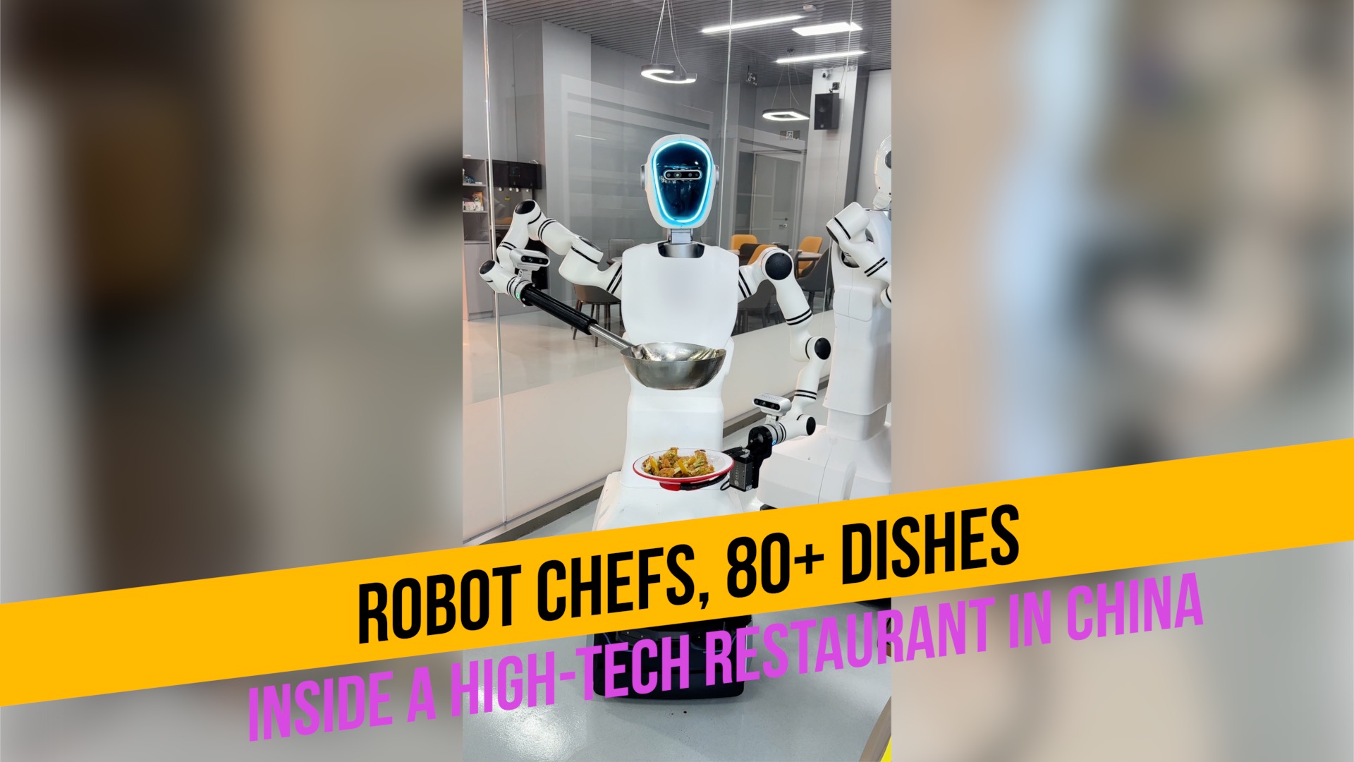 Robot chefs, 80+ dishes: Inside a high-tech restaurant in China