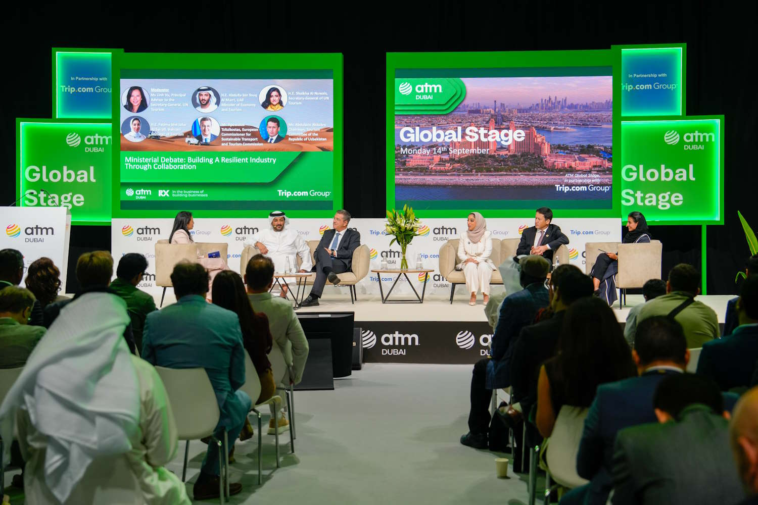 The Ministerial panel at Arabian Tourism Market 2026 on September 14, 2026. /CGTN