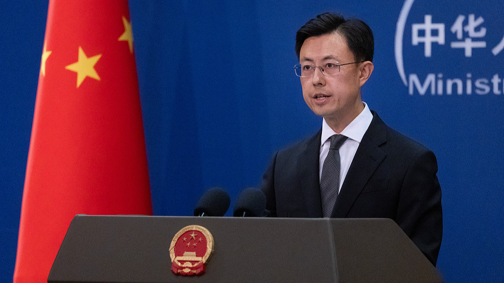 File photo of Chinese Foreign Ministry spokesperson Guo Jiakun. /VCG