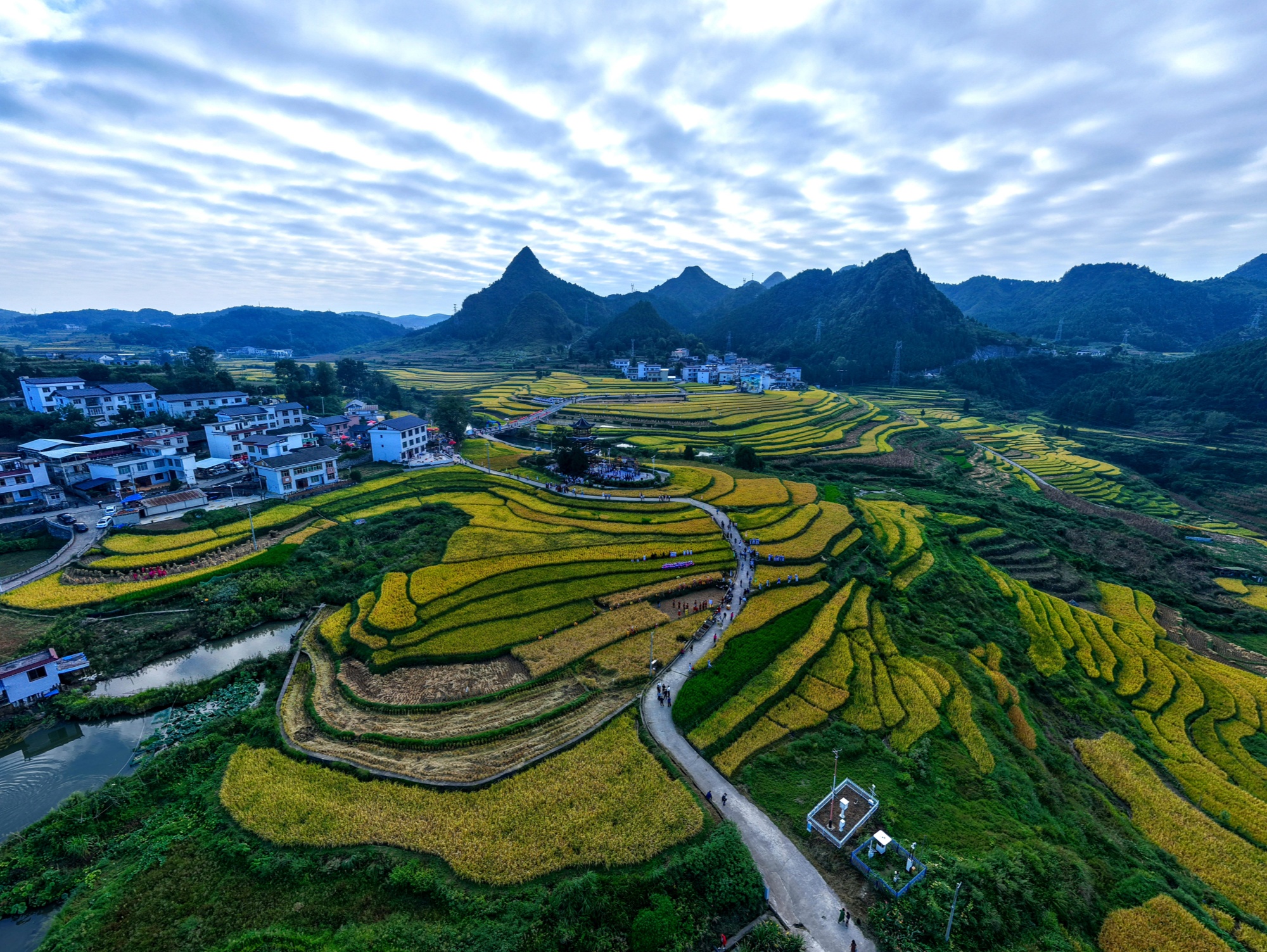 A view of Guojiawan Village is seen in Yuping Dong Autonomous County, southwest China’s Guizhou Province on September 12, 2026. /Tongren Media Convergence Center