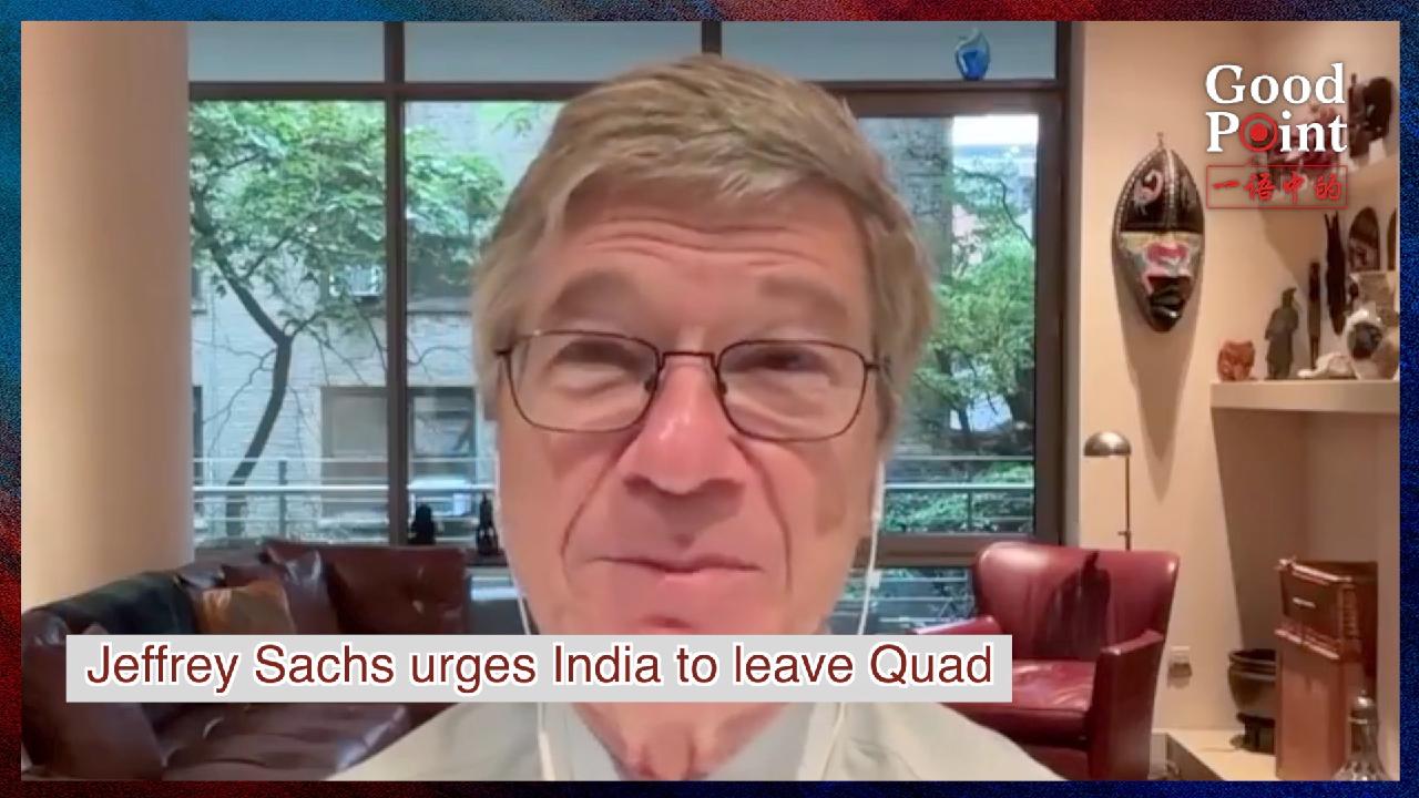 Jeffrey Sachs urges India to leave Quad