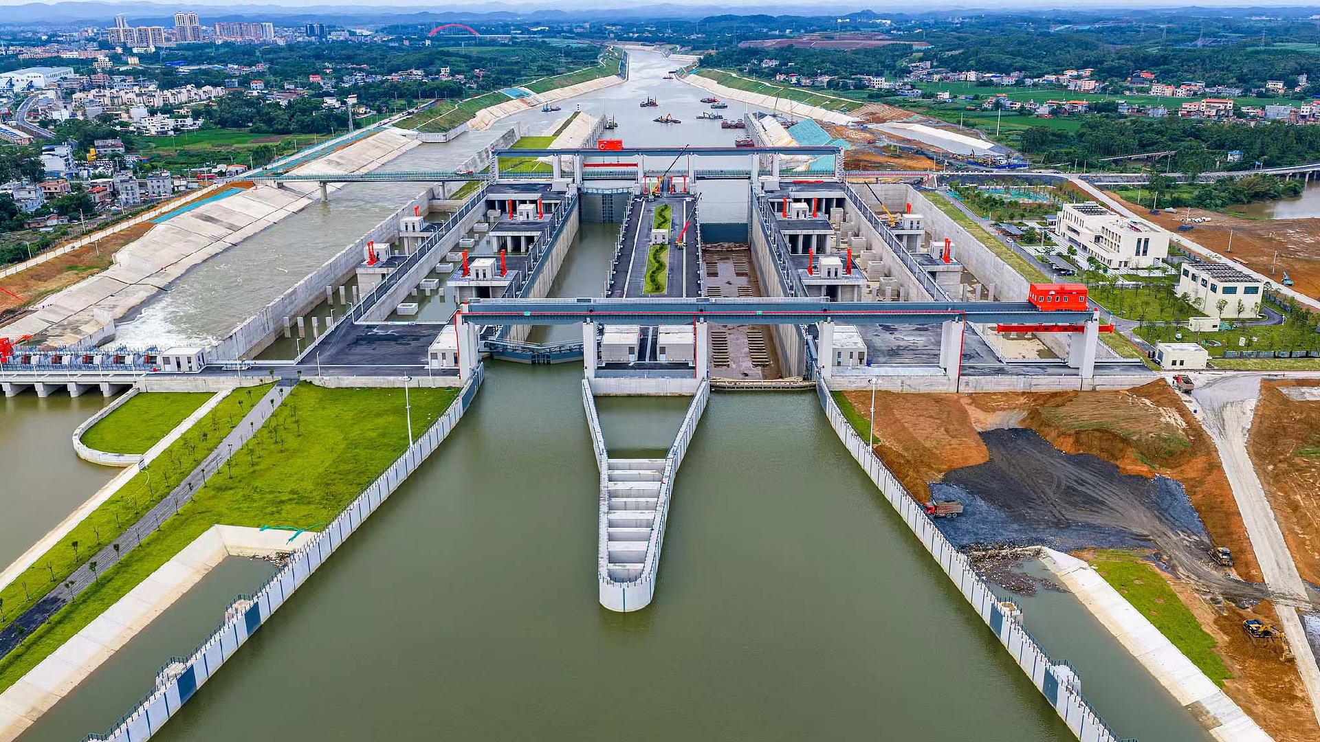 Live: China's Pinglu Canal opens for navigation