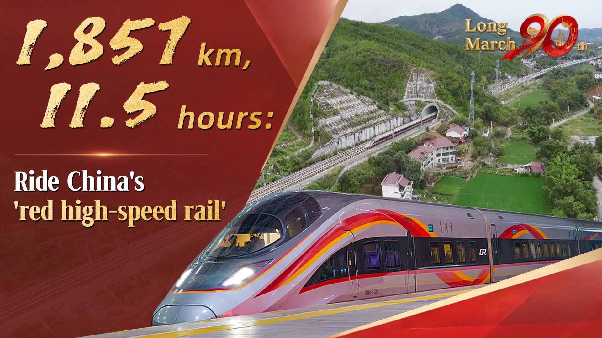 1,857 km, 11.5 hours: Ride China's 'red high-speed rail'