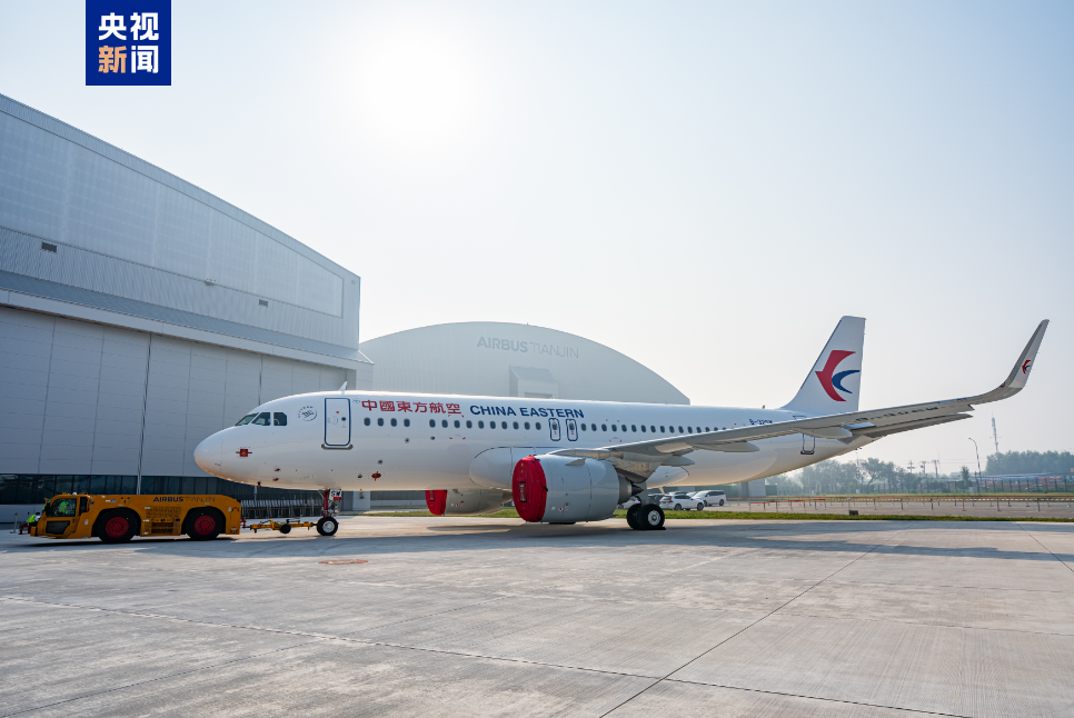 A view of the first A320neo aircraft. /CMG