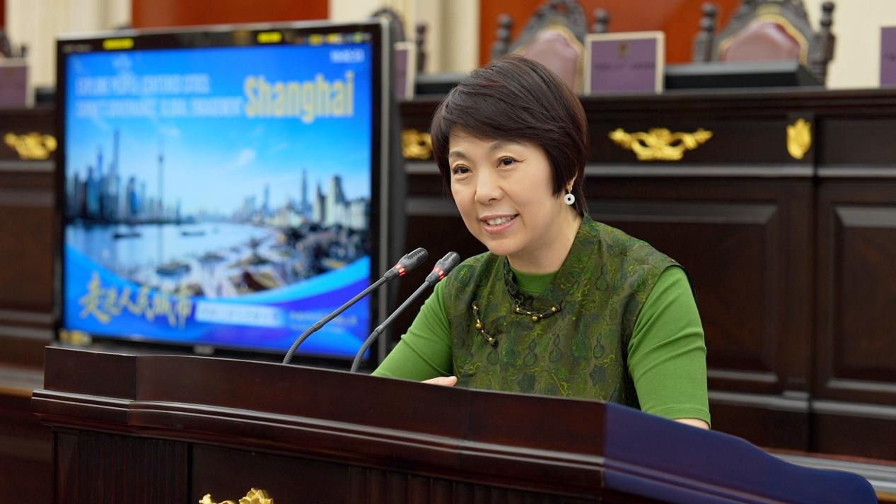 Hu Xiaoli, a Shanghai Municipal People's Congress deputy, Shanghai, east China, September 8, 2026. /CGTN