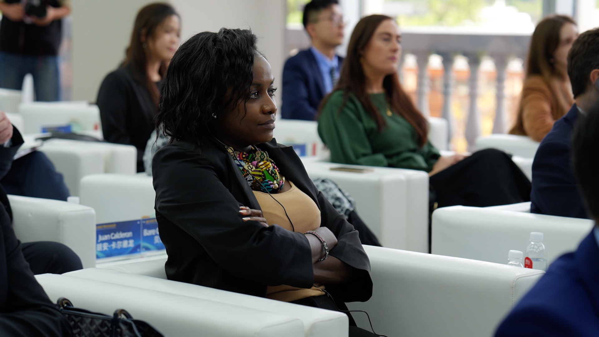 Lynette Mwende Ndile, deputy ambassador of the Embassy of the Republic of Kenya in China, Shanghai, east China, September 7, 2026. /CGTN