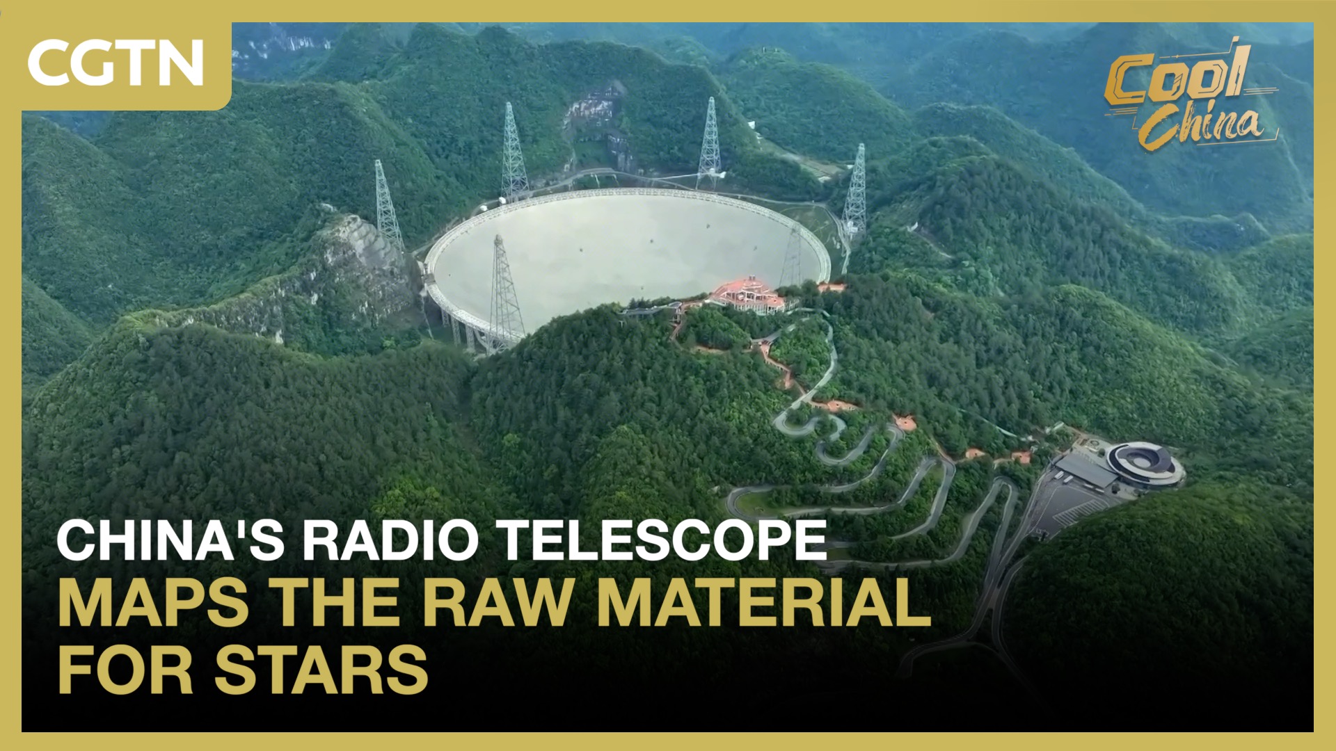 China's radio telescope maps the raw material for stars