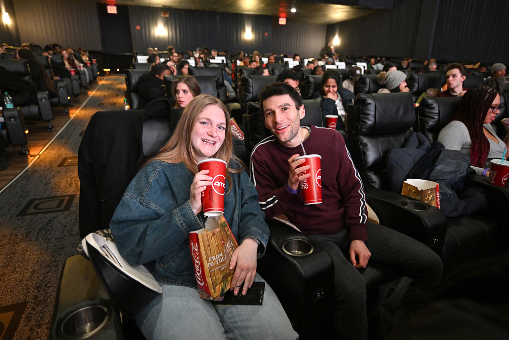 Audience members attend a film screening at the Museum of Modern Art in New York City, US, on March 26, 2025. /VCG