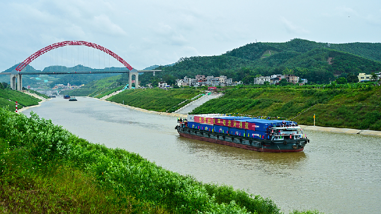 Vice premier stresses western region opening up as Pinglu Canal opens