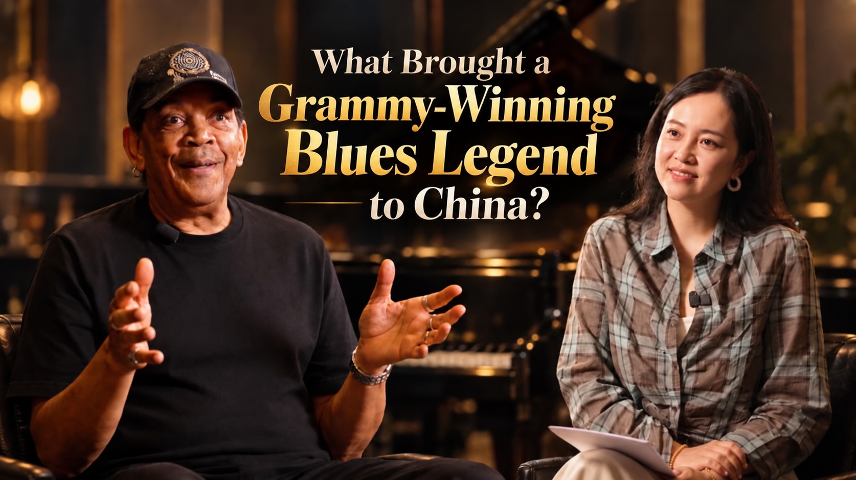 What brought a Grammy-winning blues legend to China?