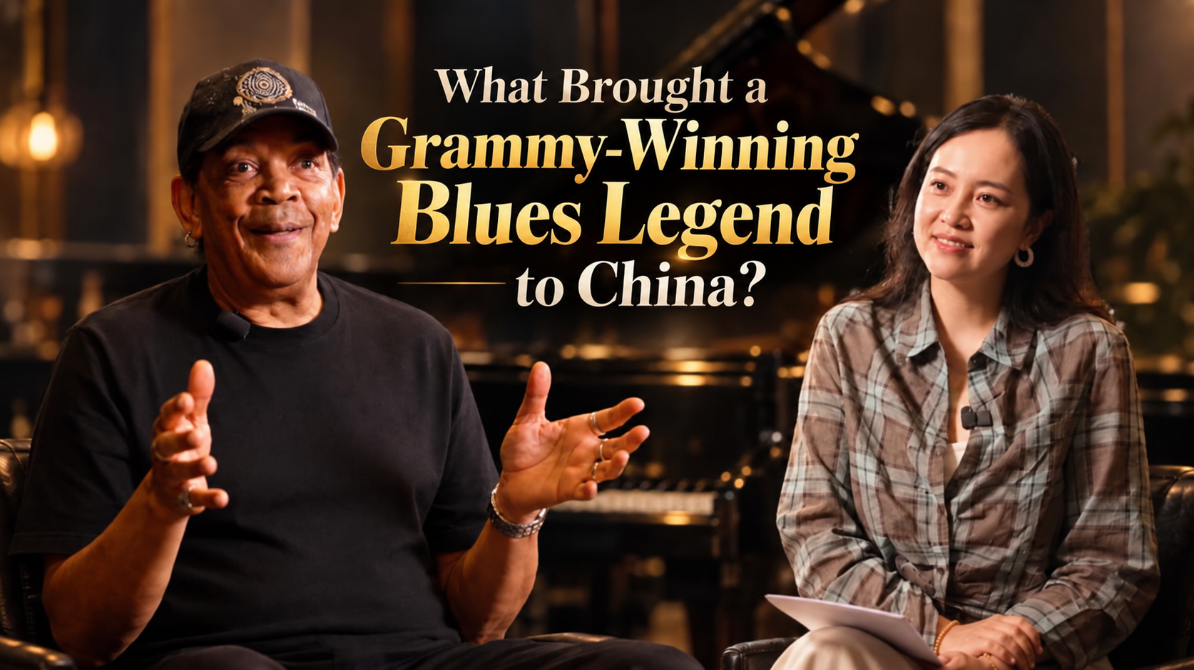What brought a Grammy-winning blues legend to China?