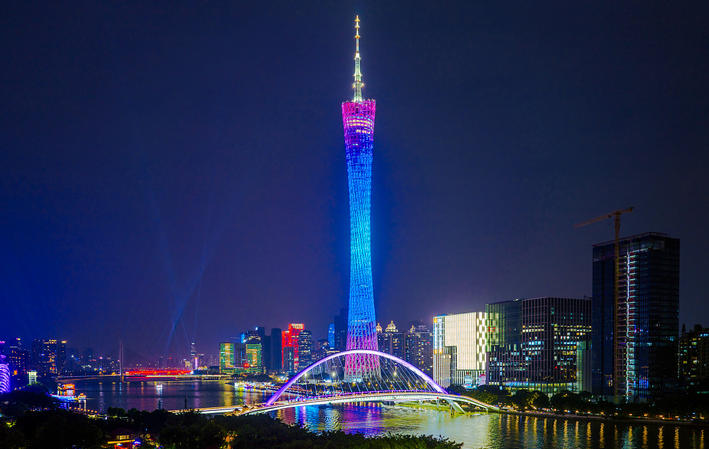 Situated in Guangzhou's iconic Canton Tower is the worlds highest post office in a building. /VCG