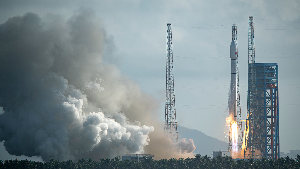 China launches a Long March-12 carrier rocket from the southern island province of Hainan, China, September 17, 2026. /VCG