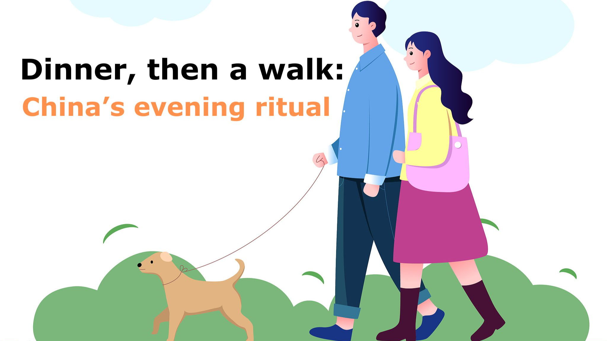 Dinner, then a walk: China's evening ritual