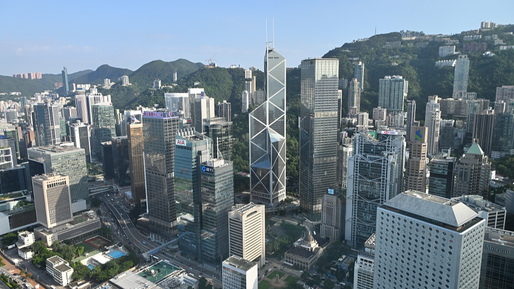 A view of China's Hong Kong Special Administrative Region. /VCG