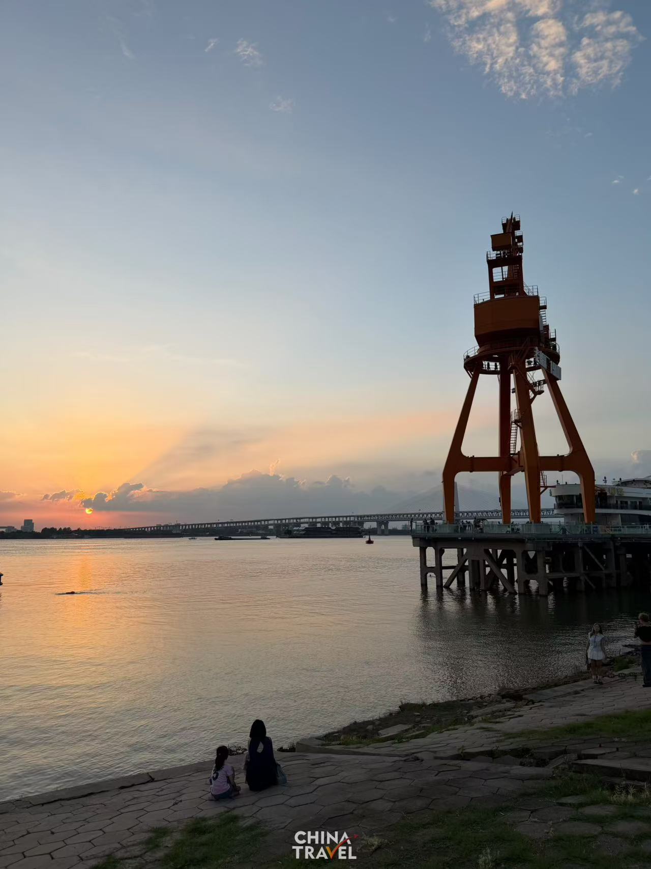 A corner of Binjiang Park in Wuhu, east China's Anhui Province /CGTN