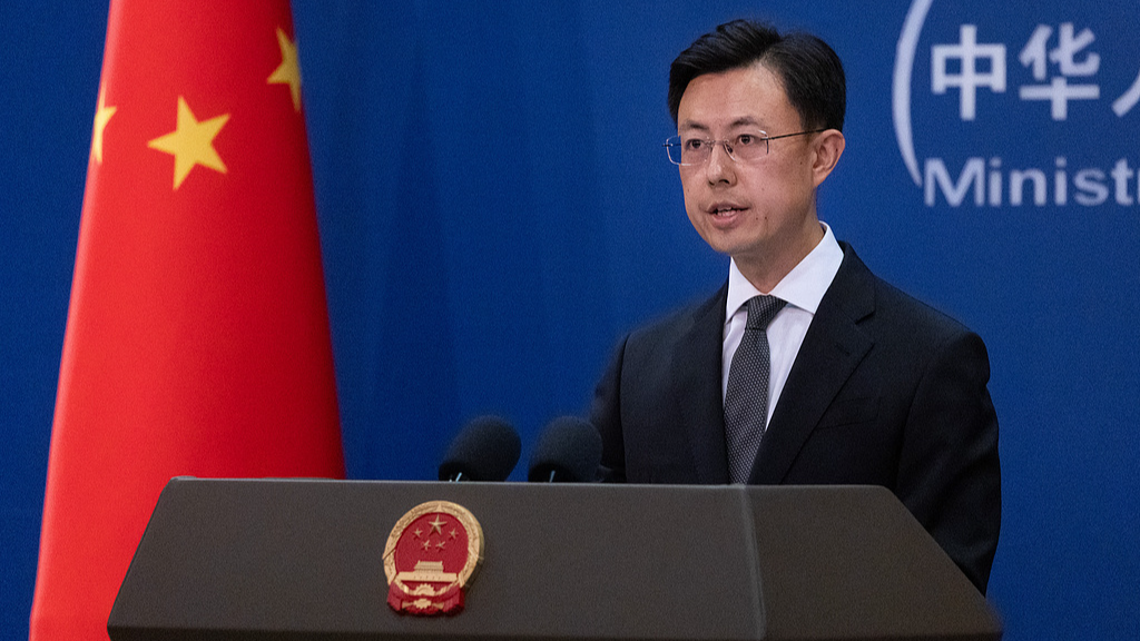 File photo of Chinese Foreign Ministry spokesperson Guo Jiakun. /VCG