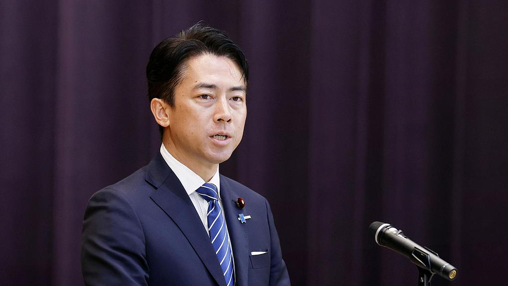 Japanese Defense Minister Shinjiro Koizumi gives instructions to senior members of the Japan Self-Defense Forces during an annual meeting at the Defense Ministry in Tokyo, Japan, September 2, 2026. /VCG