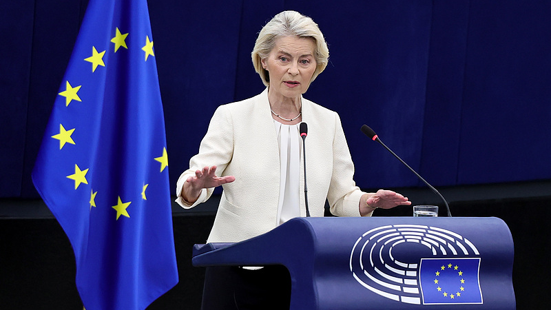 European Commission President Ursula von der Leyen speaks at the European Parliament in Strasbourg, France, September 16 2026. /CFP