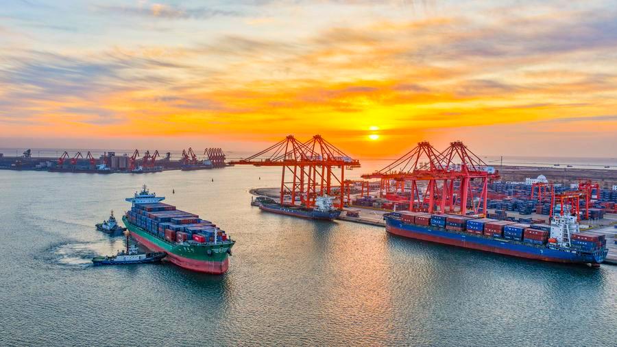 The Tangshan Port in Hebei Province, a major port in north China, January 19, 2026. /Xinhua
