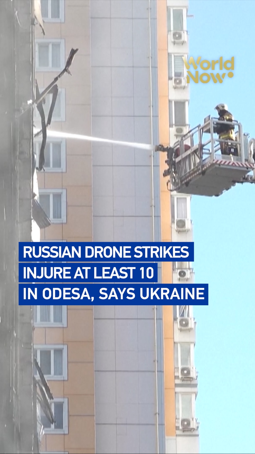 Russian drone strikes injure at least 10 in Odesa, says Ukraine