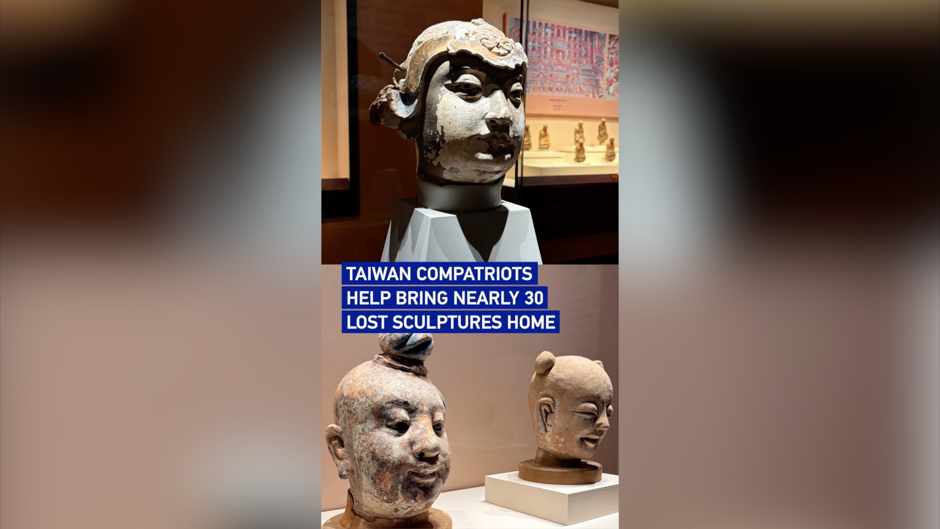Taiwan compatriots help bring nearly 30 lost sculptures home
