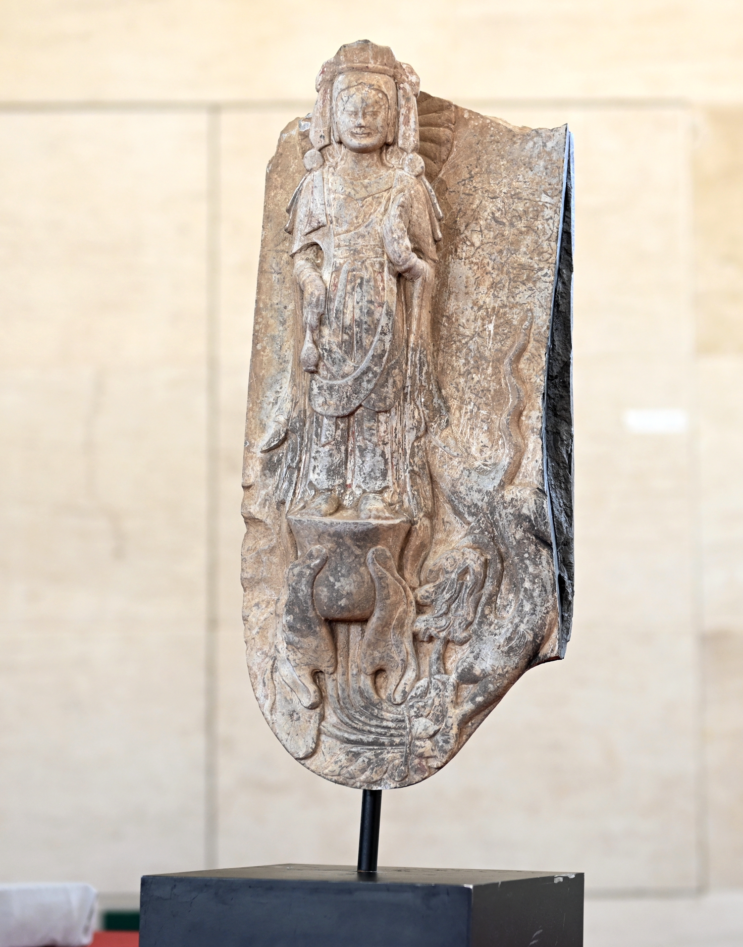 A photo shows a cultural relic returned by the United States to China. /Photo provided to CGTN